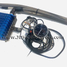 JDM DC2 Integra Type R GReddy Oil Cooler Kit with Gauge 